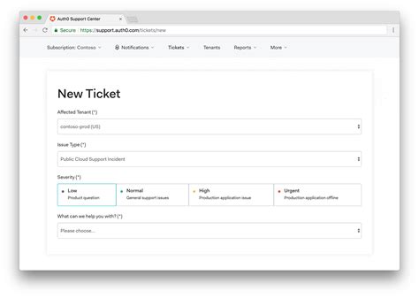 How To Open A Support Ticket .